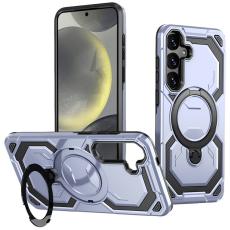 OEM - Mobilskal f&ouml;r Samsung Galaxy S26 Magnetiskt Ring Kickstand PC + TPU - Ljusbl&aring;