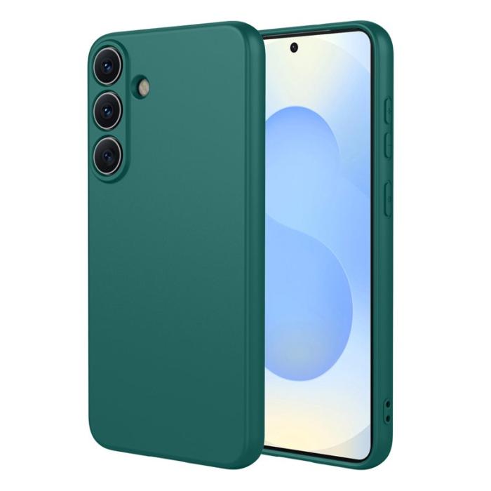 OEM - Mobilskal för Samsung Galaxy S26 Plus Mjuk silikon TPU - Svartgrön