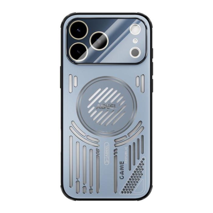 ABEEL - ABEEL Mobilskal till iPhone 17 Pro Aluminium + PC + TPU - Blå