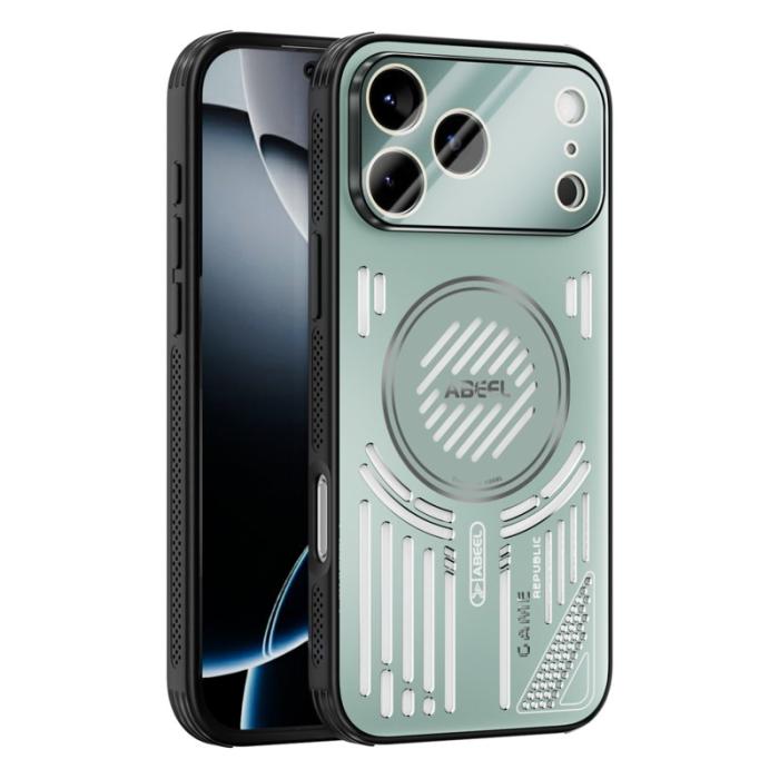 ABEEL - ABEEL Mobilskal till iPhone 17 Pro Aluminium + PC + TPU - Ljusgrön