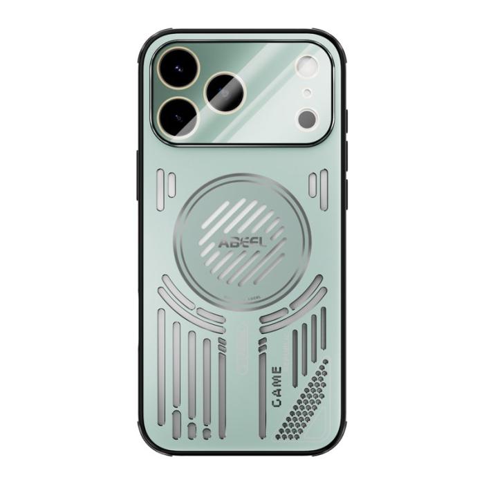 ABEEL - ABEEL Mobilskal till iPhone 17 Pro Aluminium + PC + TPU - Ljusgrön