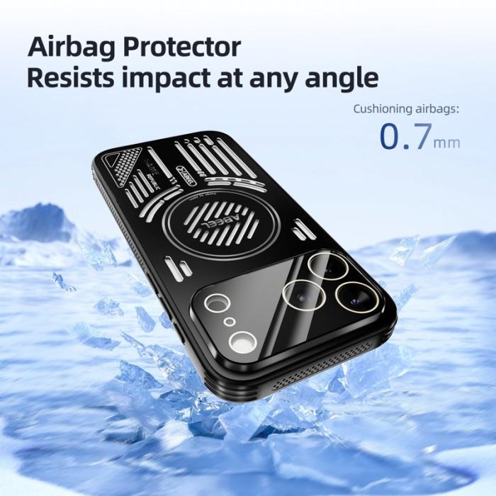 ABEEL - ABEEL Mobilskal till iPhone 17 Pro Aluminium + PC + TPU - Ljusgrön