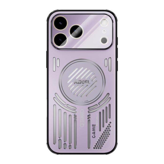 ABEEL - ABEEL Mobilskal till iPhone 17 Pro Aluminium + PC + TPU - Lila