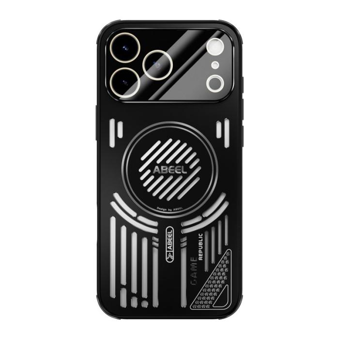 ABEEL - ABEEL Mobilskal till iPhone 17 Pro Aluminium + PC + TPU Svart