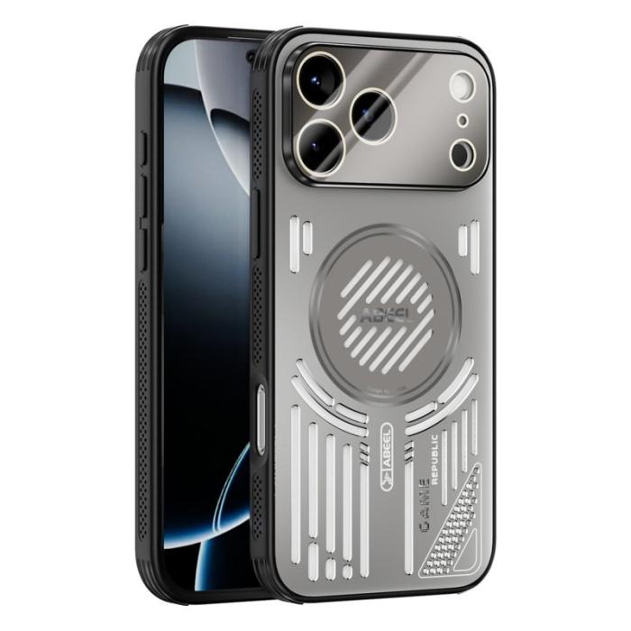 ABEEL - ABEEL Mobilskal till iPhone 17 Pro Aluminium + PC + TPU - Grå
