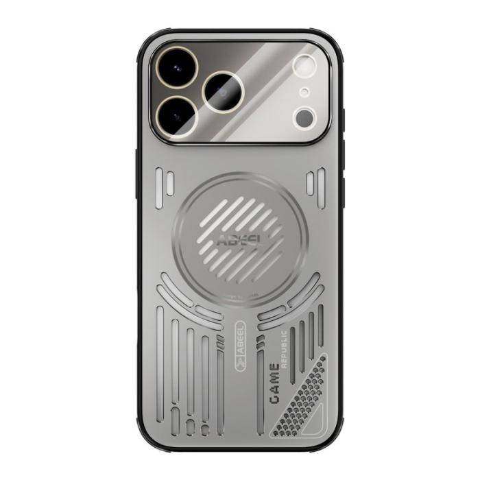 ABEEL - ABEEL Mobilskal till iPhone 17 Pro Aluminium + PC + TPU - Grå