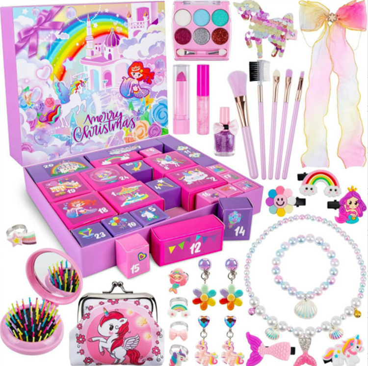 Sjöjungfru & Enhörning Adventskalender 2025 – 24 Gglittriga Gåvor | 2353 | AlltMobil