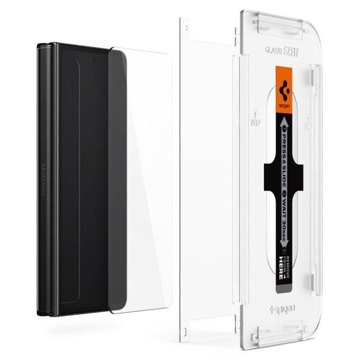 UTGATT1 - Spigen Galaxy Z Fold 4 härdat glas EZ-Fit + gångjärnsfilm