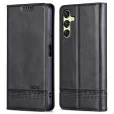 AZNS - AZNS Samsung Galaxy A16 Pl&aring;nboksfodral Konstl&auml;der - Svart