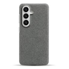 OEM - Mobilskal till Samsung Galaxy S26 / S26 Pro Kl&auml;dd Textur Anti-Scratch Plast Gr&aring;