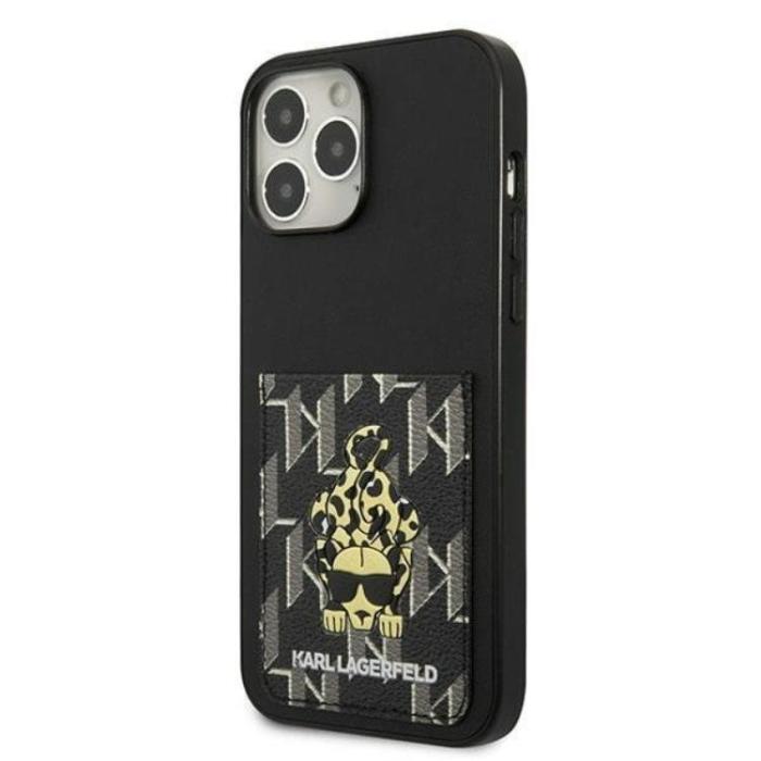 KARL LAGERFELD - Karl Lagerfeld iPhone 13 Pro Max Mobilskal Korthållare Karlimals