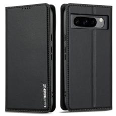 LC.imeeke - LC.IMEEKE L1 Series Google Pixel 8 Pro Pl&aring;nboksfodral Konstl&auml;der - Svart