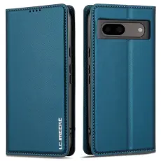 LC.imeeke - LC.IMEEKE L1 Series Google Pixel 8a Pl&aring;nboksfodral Konstl&auml;der - Bl&aring;