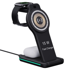 OEM - 4in1 MagSafe Trådlös Laddare iPhone, Apple Watch, Airpods