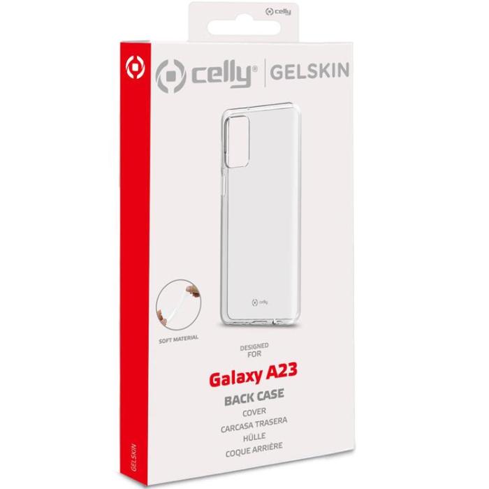 Celly - Celly Galaxy A23 Skal Gelskin TPU - Clear