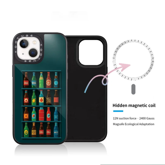 A-One Brand - iPhone 15 Mobilskal MagSafe Aluminium Silikon