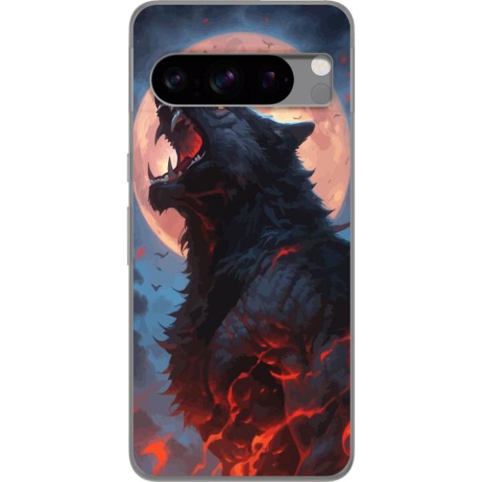 iSecrets - Mobilskal till Google Pixel 8 Pro med Ylande varg