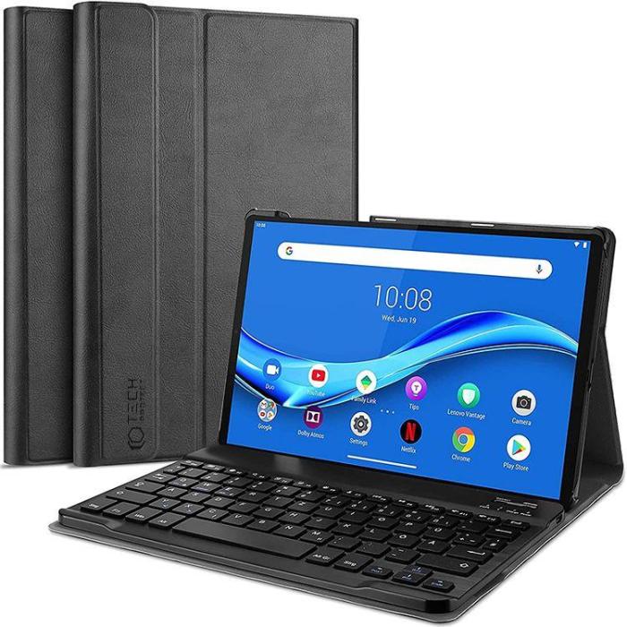 Tech-Protect - Tech-Protect Lenovo Tab M10 Gen 3 Fodral och Tangentbord - Svart