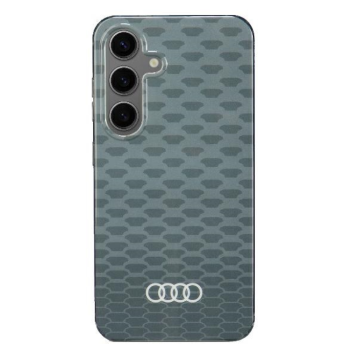Audi - Audi Galaxy S24 Mobilskal Magsafe Stitching Pattern - Grå