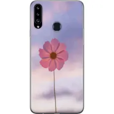 Gustaf - Mobilskal till Samsung Galaxy A20s med Rosa blomma