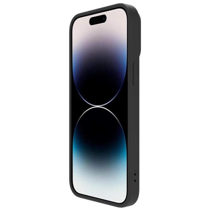 Nillkin - Nillkin iPhone 14 Pro Max Skal CamShield Silky Silicone - Svart