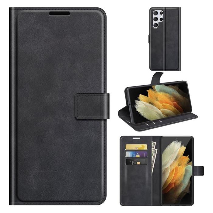 OEM - Flip Folio Fodral Galaxy S22 Plus - Svart