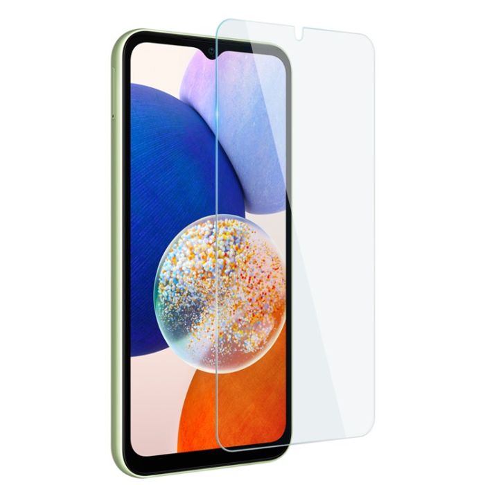 OEM - Galaxy A14 5G/4G Mobilskal Soft TPU med Härdat glas - Clear