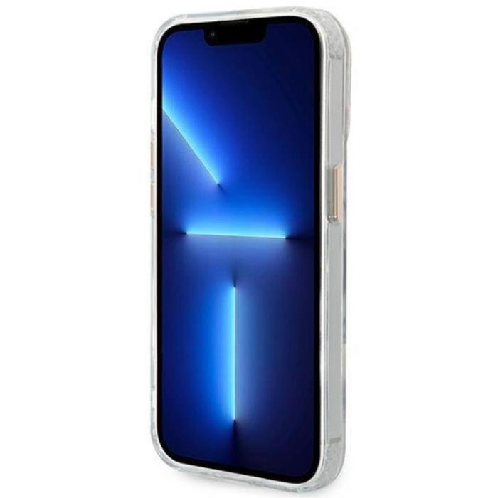 Guess - GUESS iPhone 14 Pro Skal Magsafe Metal Outline - Guld