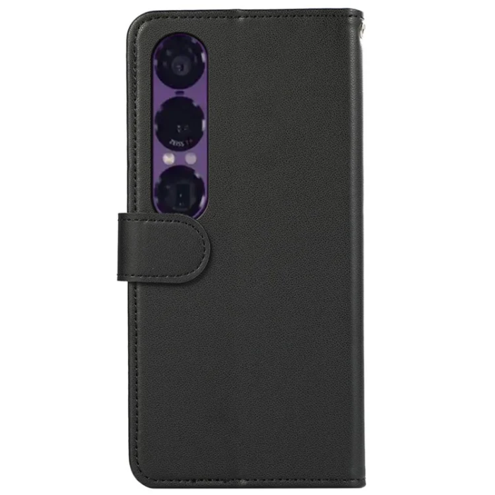 A-One Brand - Sony Xperia 1 VII Plånboksfodral RFID Läder - Svart