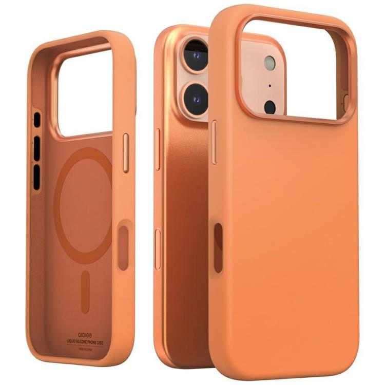 Araree Mobilskal till iPhone 17 Pro MagSafe Typo Skin M - Orange