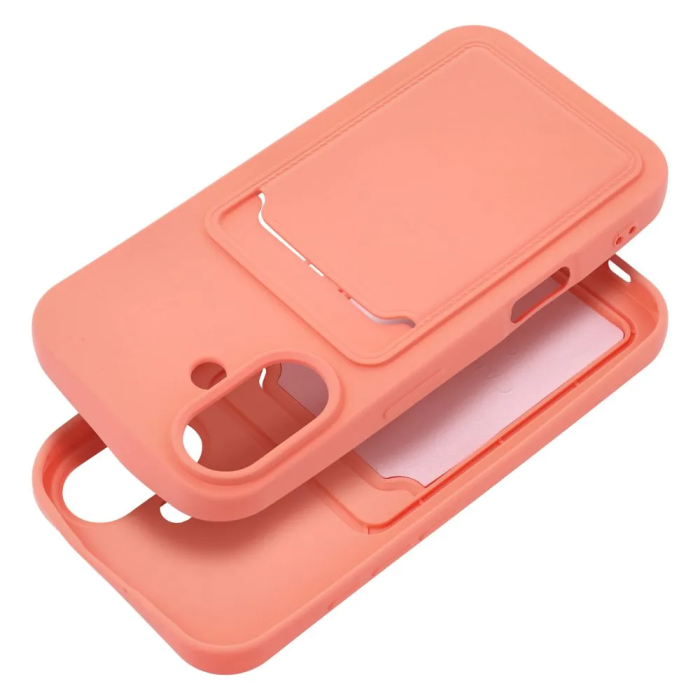 OEM - iPhone 16 Mobilskal Korthållare - Rosa