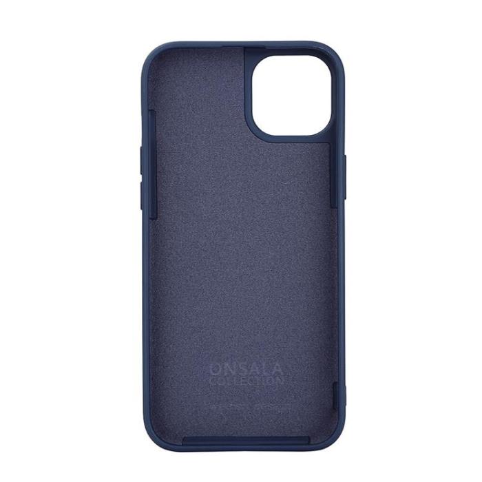 Onsala - Onsala iPhone 15 Plus Mobilskal MagSafe Silikon - Mörkblå