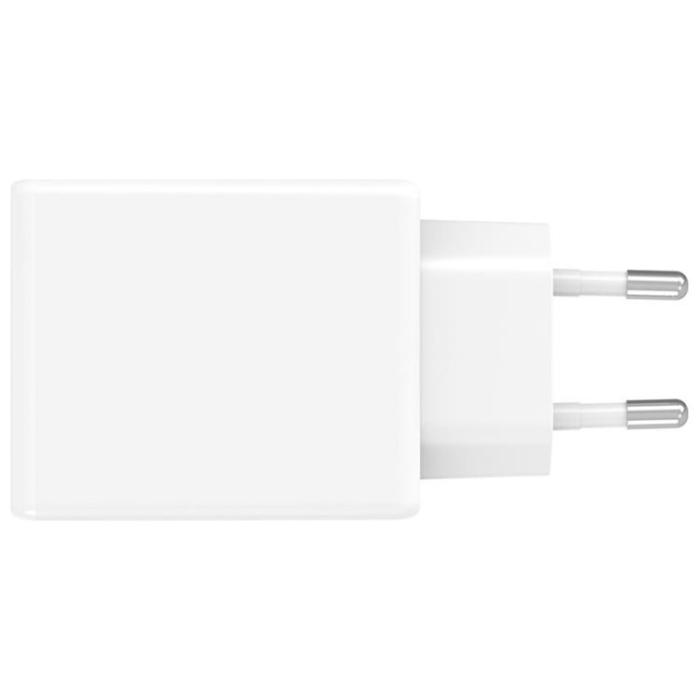 4smarts - 4smarts Snabbladdare 65W 2xUSB-C PDPlug Slim Dual - Vit