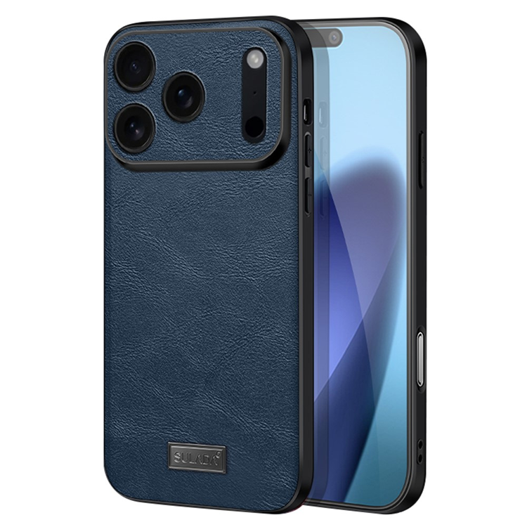 SULADA iPhone 17 Pro Mobilskal PU-läder+TPU+PC - Blå | 2353 | AlltMobil