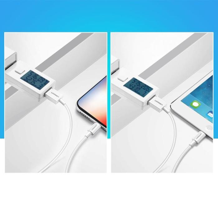Ugreen - Ugreen USB-A till Lightning kabel 2m - Vit
