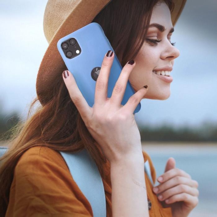 UTGATT - Forcell Galaxy A13 5G/A04s 4G Skal Silikon - Mörkblå