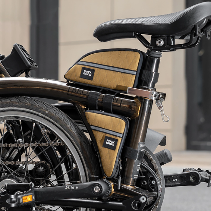 Rockbros - Rockbros Triangel Cykelramväska 0.3L - Brun