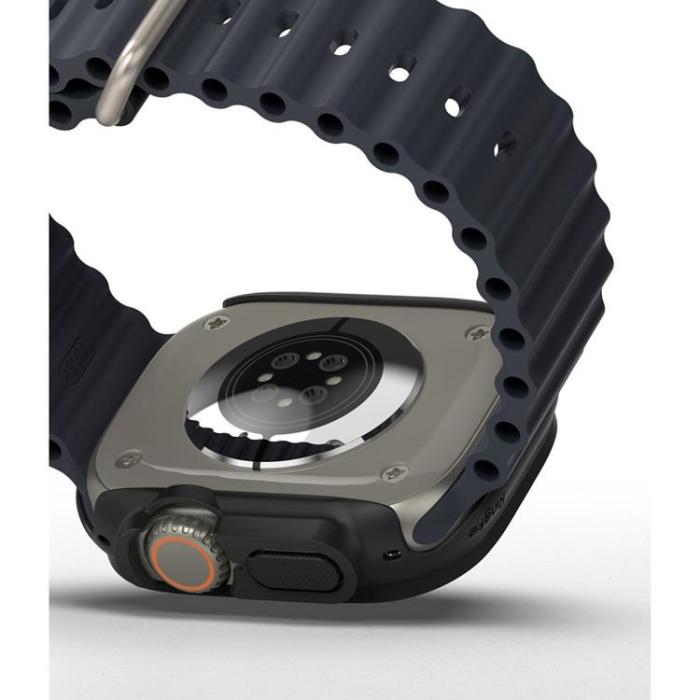 Ringke - [2-Pack] Ringke Apple Watch Ultra (49mm) Skal Slim - Clear/Svart