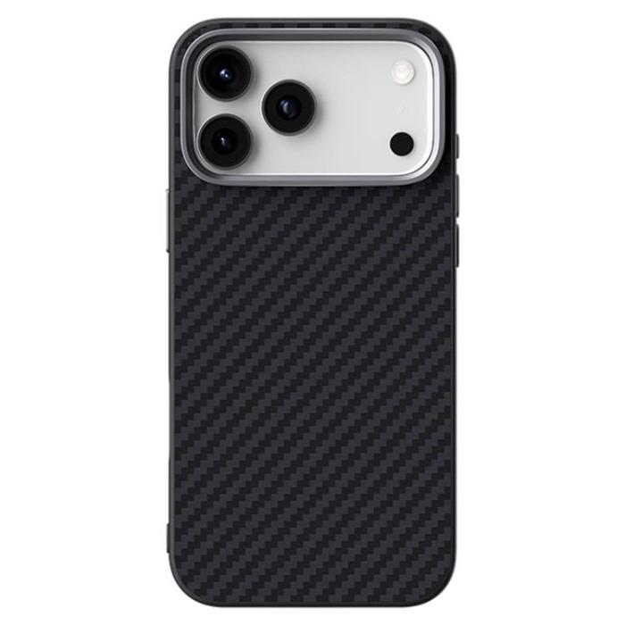 ABEEL - ABEEL iPhone 17 Pro Mobilskal MagSafe Carbon Fiber - Svart