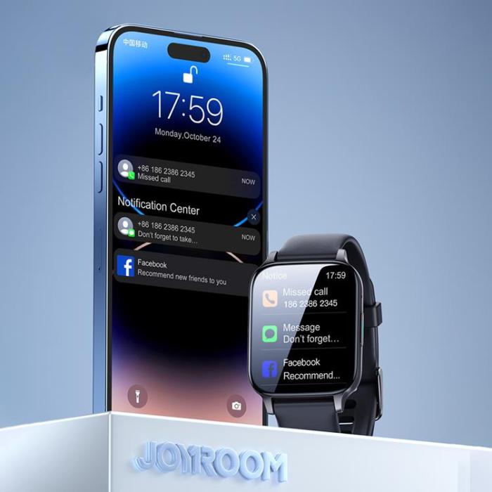 Joyroom - Joyroom Smartwatch Fit Life Pro - Morkgrå