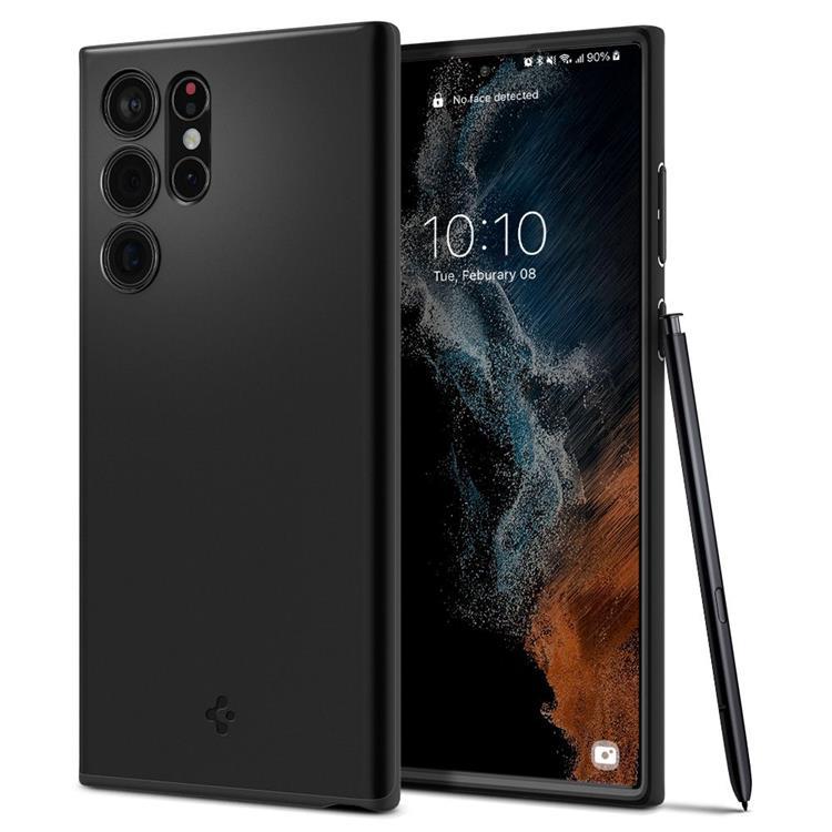 Spigen Thin Fit Skal Galaxy S22 Ultra - Svart | 2353 | AlltMobil