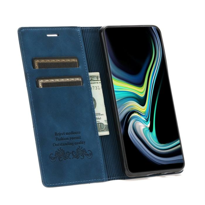 OEM - Samsung Galaxy S26 Plånboksfodral Magnetisk Stängning Konstläder - Blå