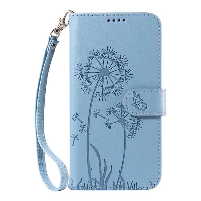 OEM - Samsung Galaxy S26 Ultra Fodral Äkta Läder Dandelion - Ljusblå