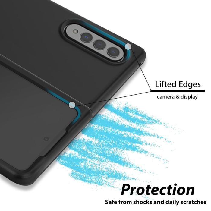 UTGATT1 - Whitestone Galaxy Z Fold 4 Skal Contrast - Matte Svart