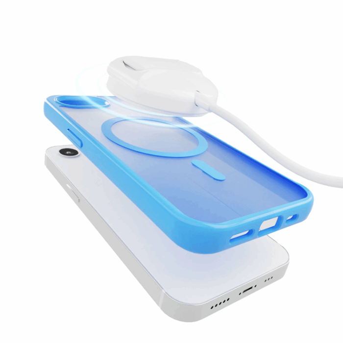 Puro - Puro iPhone 16e Mobilskal Magsafe Gradient TPU - Blå