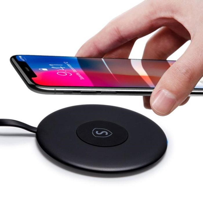 UTGATT4 - Trådlös Snabbladdare för iPhone & Android, 10W - Svart