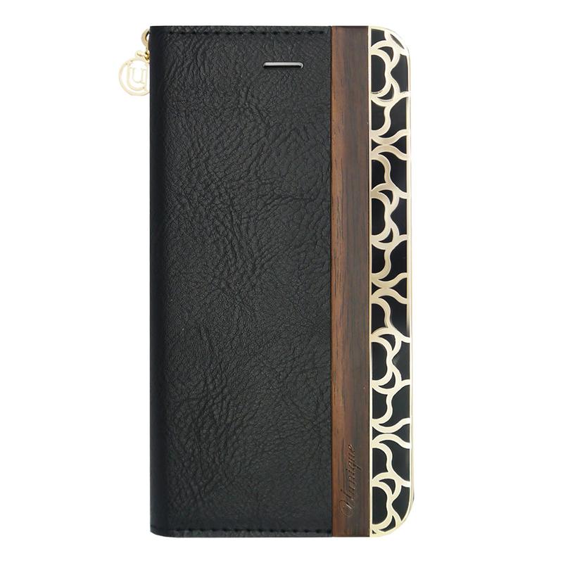Uunique Wooden Folio iPhone 6S Black | 2353 | AlltMobil