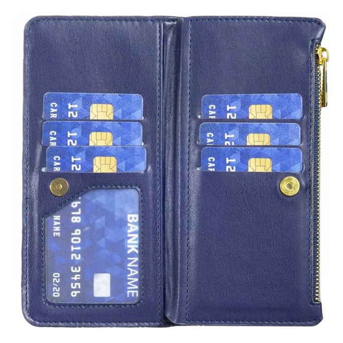 Taltech - Galaxy Z Fold 6 5G Plånboksfodral Binfen Color - Blå