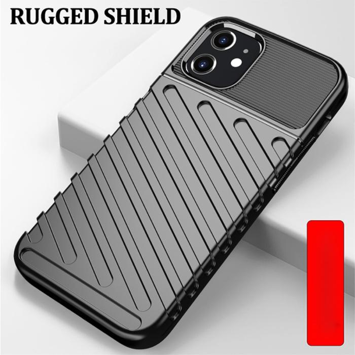 OEM - Thunder Twill Texture Skal iPhone 12 Mini - Svart
