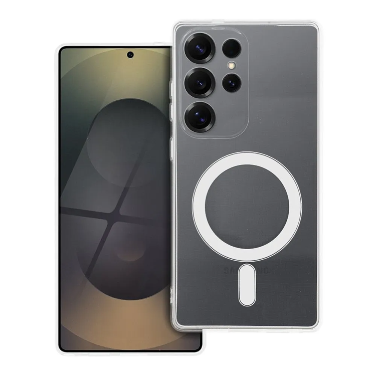 Galaxy S25 Ultra Mobilskal Magsafe Clear 2mm - Transparent | 2353 | AlltMobil